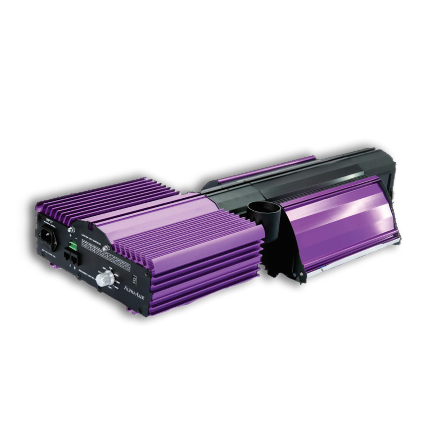 Alpha Lux Armatur mit HPS Alpha-Lux Birne 1000W