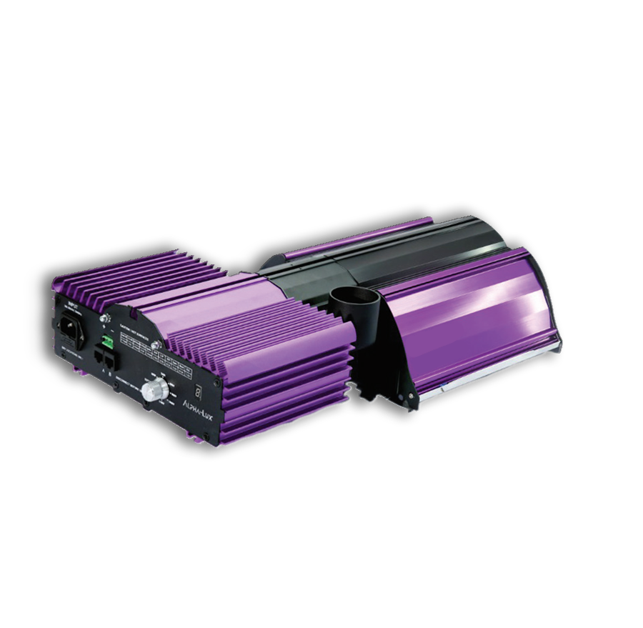 Alpha Lux Armatur mit HPS Alpha-Lux Birne 600W