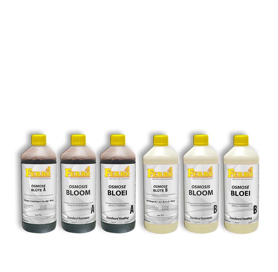 Ferro Osmose Dünger Erde / Hydro Blüte A+B