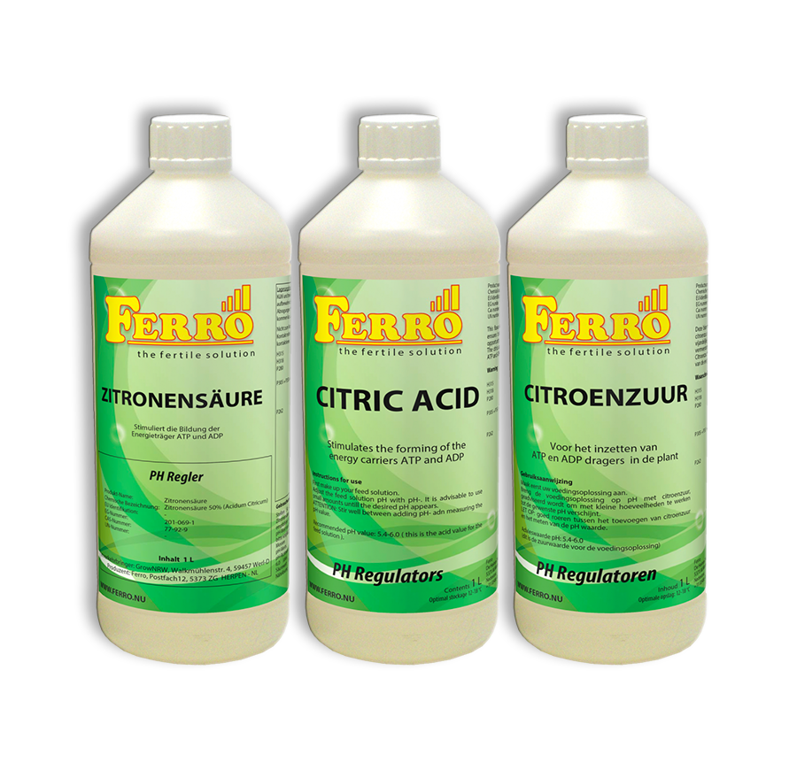 Ferro PH Regler Zitronensaüre 1L