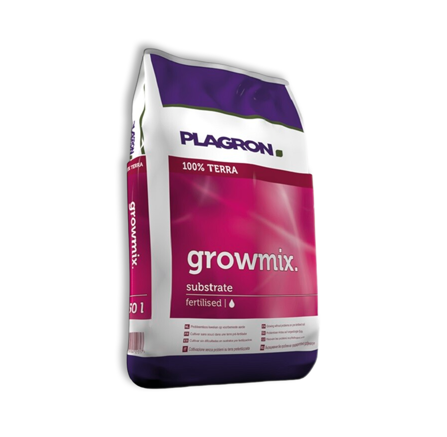 Plagron Growmix 50 L – Premium-Erde mit Perlit für optimales Pflanzenwachstum