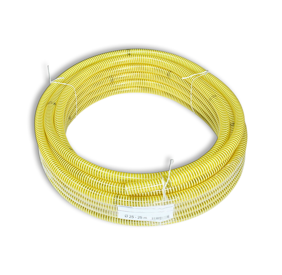 Wasserslauch Spiral 25mm 25m Gelb