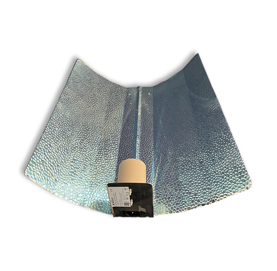 Xcalibor Hammerschlag Reflector + IEC Anschluss